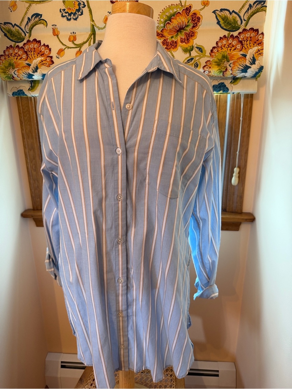 Veronica Beard Chelsea striped tunic